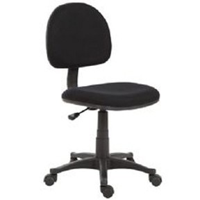Black Secretary Chair 25x25x40h