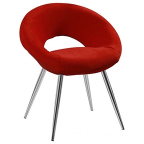 Capri Chair- SCARLET 18x18x17h   (Us pride )