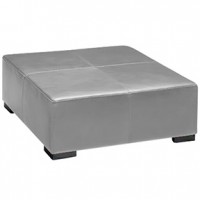Lenox  Square Silver Grey Leather