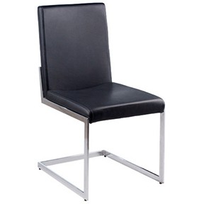 Ashby Black Chair  (Cst 100515Blk )17x19x16h