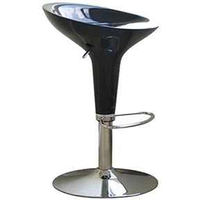bombe bar stool black  18x19x32h